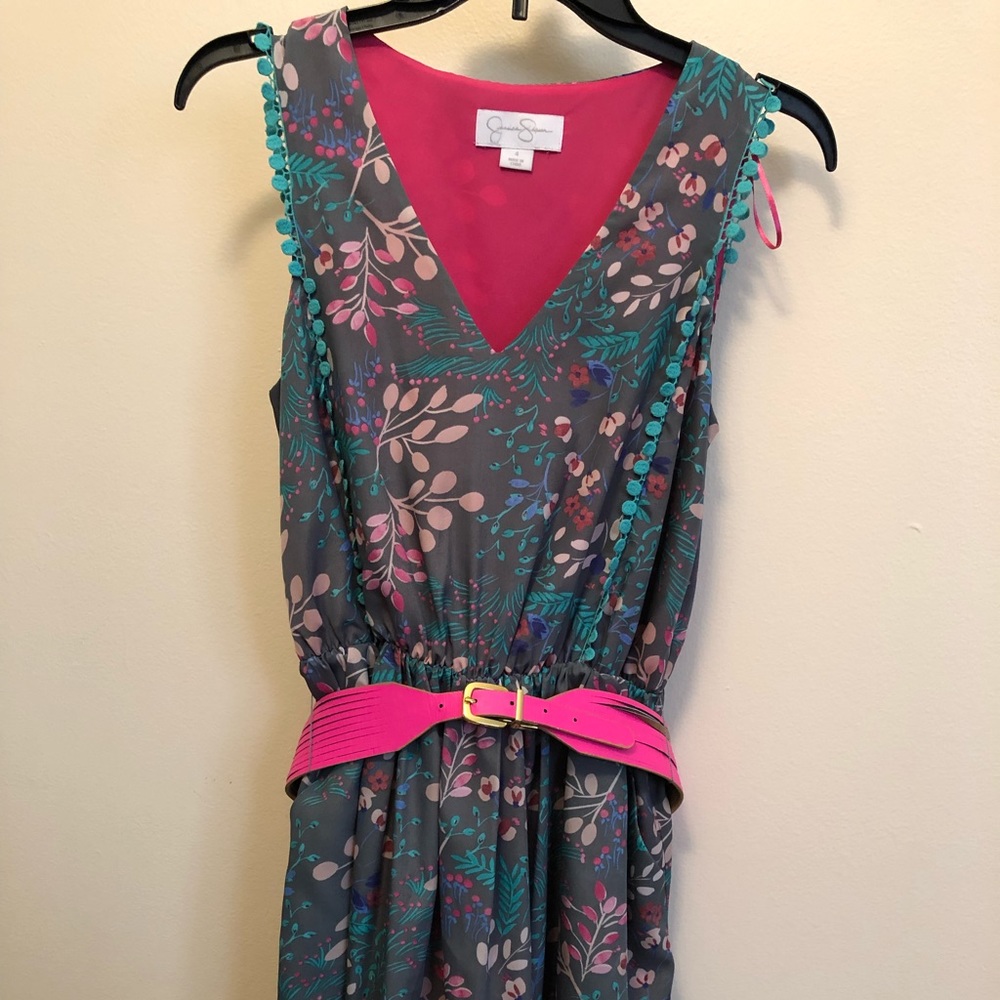 Jessica Simpson Dress with pink belt